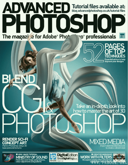 《高级的Photoshop杂志》封面图片