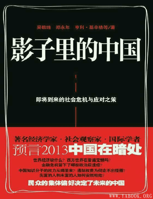 《影子里的中国：即将到来的社会危机与应对之策》封面图片