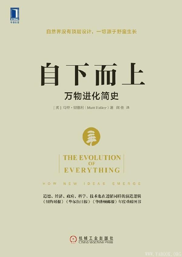 《自下而上：万物进化简史》封面图片
