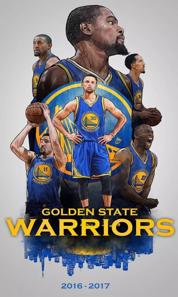 《金州勇士队夺得2017年度NBA总冠军》封面图片