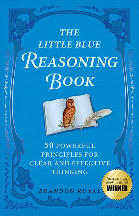 《蓝色推理小书：50条清晰有效思考的有力原则》封面图片