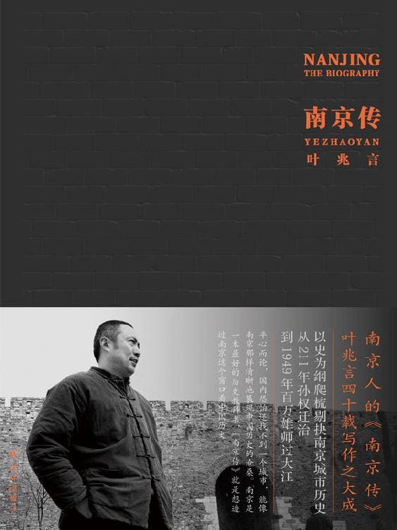 《南京传》（读懂南京，就是读懂中国历史）叶兆言【文字版_PDF电子书_下载】