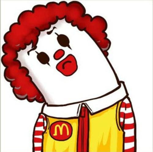 麦当劳小丑图片头像图片