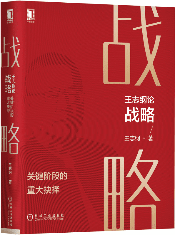 《王志纲论战略：关键阶段的重大抉择》封面图片