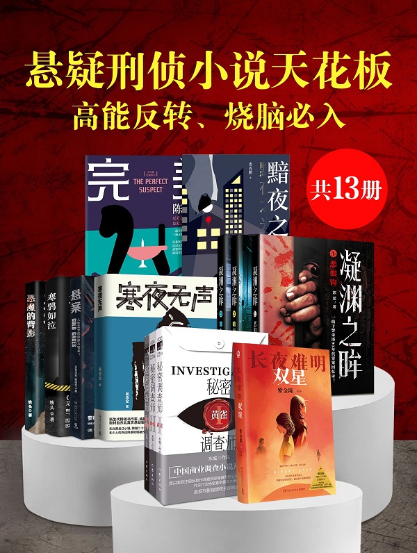 《悬疑刑侦小说天花板：高能反转、烧脑必入（共13册）》封面图片